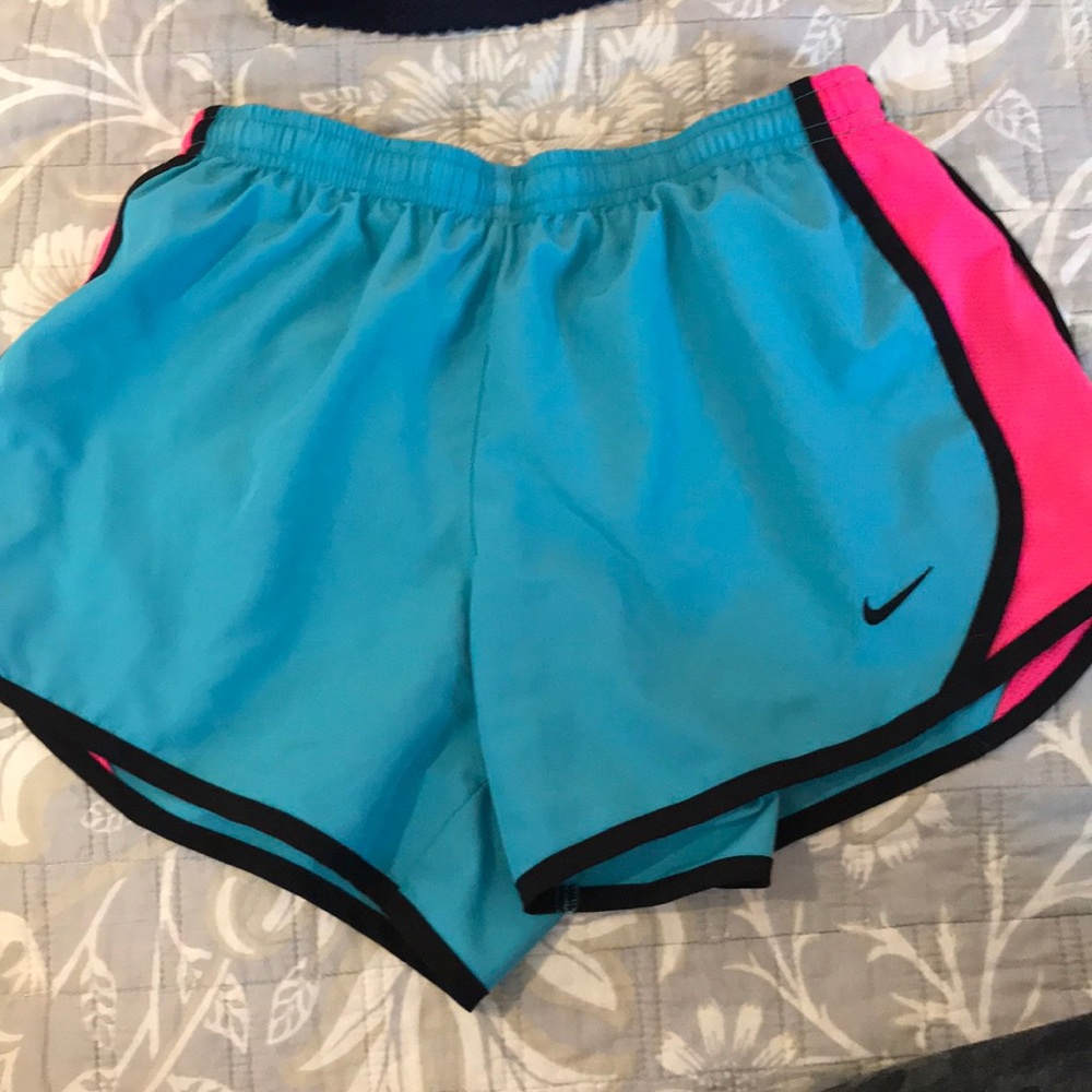 blue nike shorts